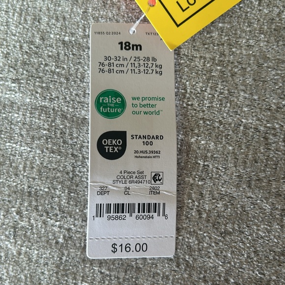 Carters 2 pair of pajamas Halloween and Pumpkins. Size various. NWT. - Picture 7 of 8